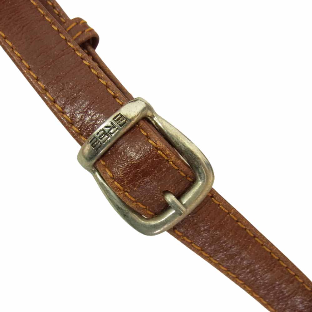 BREE ブリー レザー ショルダー ポーチ ブラック系【中古】
