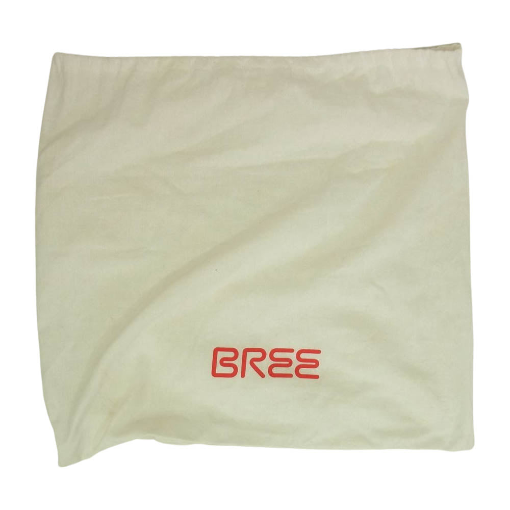 BREE ブリー ヌメ革 オール レザー ビジネス バック ハンド バック ショルダー バック 2WAY ブラウン系【中古】