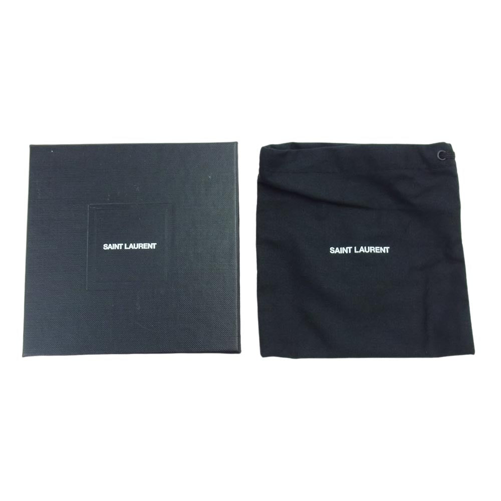 SAINT LAURENT サンローラン フープ チャーム ピアス 片耳 シルバー系【中古】