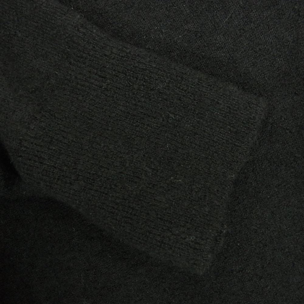 COMOLI コモリ 22SS V01-06009 16G カシミヤシルク スキッパーニット ブラック ブラック系【新古品】【未使用】【中古】