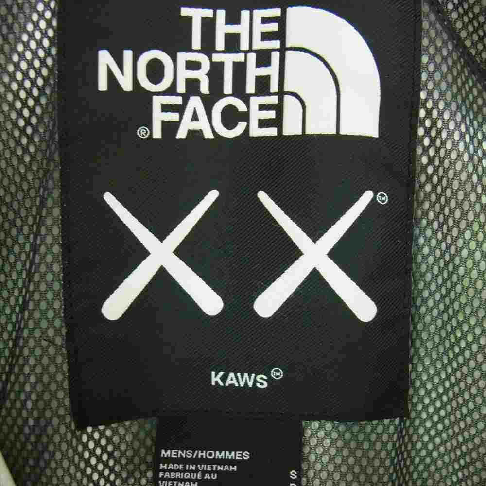 THE NORTH FACE ノースフェイス 22SS NF0A7WLW763-S  x KAWS 1986 Retro Mountain Jacket ICE BLUE カウズ マウンテン ジャケット マウンテンパーカー ライトブルー系 S P【美品】【中古】
