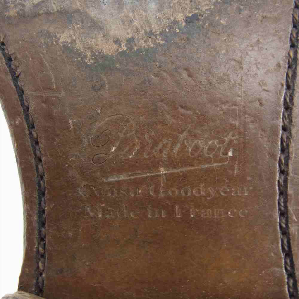 Paraboot パラブーツ プレーントゥ レザーシューズ ブラウン系 5 1/2【中古】
