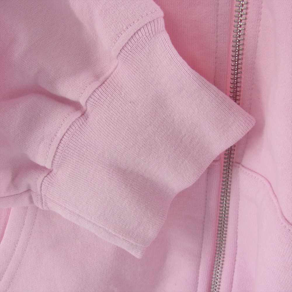 Supreme シュプリーム Small Box Zip Up Hooded Sweatshirt スモール ボックスロゴ ジップ パーカー ピンク系 XL【美品】【中古】