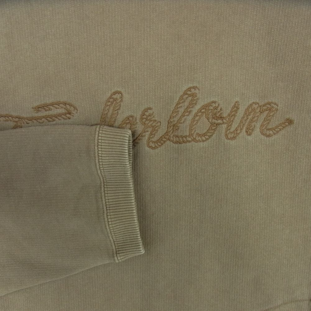 TENDERLOIN テンダーロイン CREW NECK SWEAT クルーネック スウェット ダブルネック グレイッシュブラウン系 S【中古】