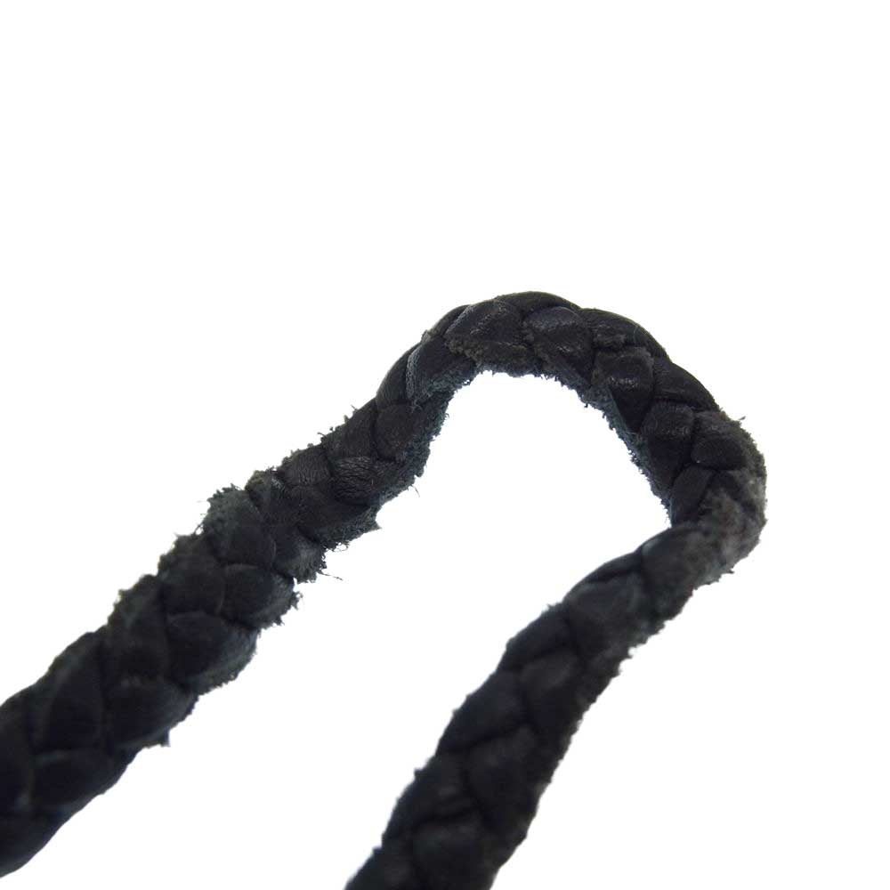 CHROME HEARTS クロムハーツ(原本無) スクロール レザーブレード ネックレス ブラック系【中古】