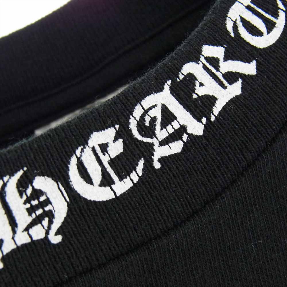 CHROME HEARTS クロムハーツ(原本無) ダガー プリント胸ポケット付 半袖 Tシャツ ブラック系 M【中古】