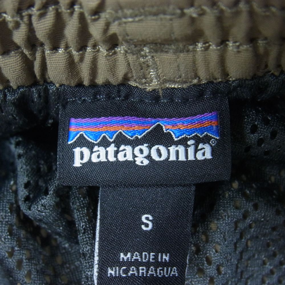 patagonia パタゴニア 58034SP20 BAGGIES SHORTS  バギーズ ショーツ ショート パンツ ブラウン系 カーキ系 S【中古】