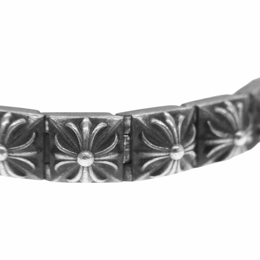 CHROME HEARTS クロムハーツ(原本無) ピラミッド プラス リンク ブレス シルバー系【中古】