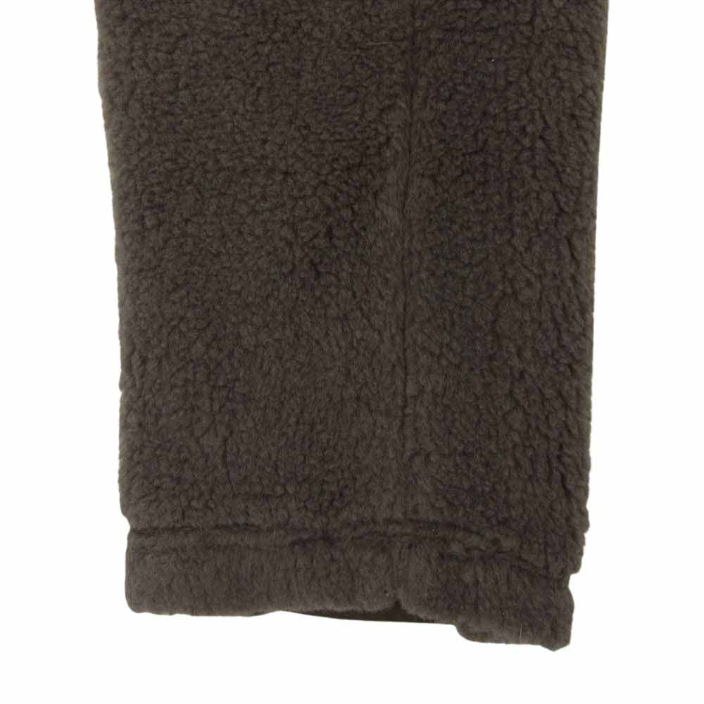 1piu1uguale3 ウノピュウノウグァーレトレ GRP002 POE114 GOLF ゴルフ ロゴプリント ボアフリース パンツ カーキ系 4【中古】