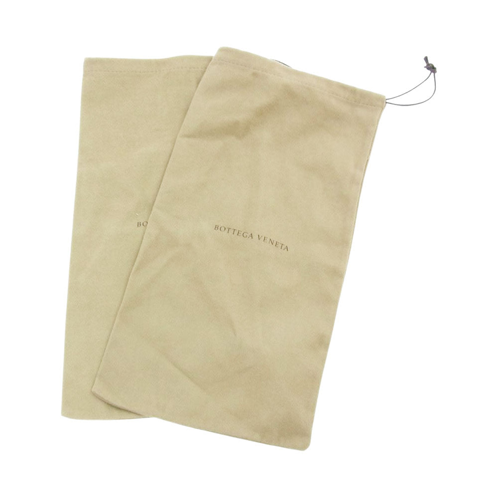 BOTTEGAVENETA ボッテガヴェネタ ローヒール パンプス ブラック系 レッド系 37 1/2【中古】