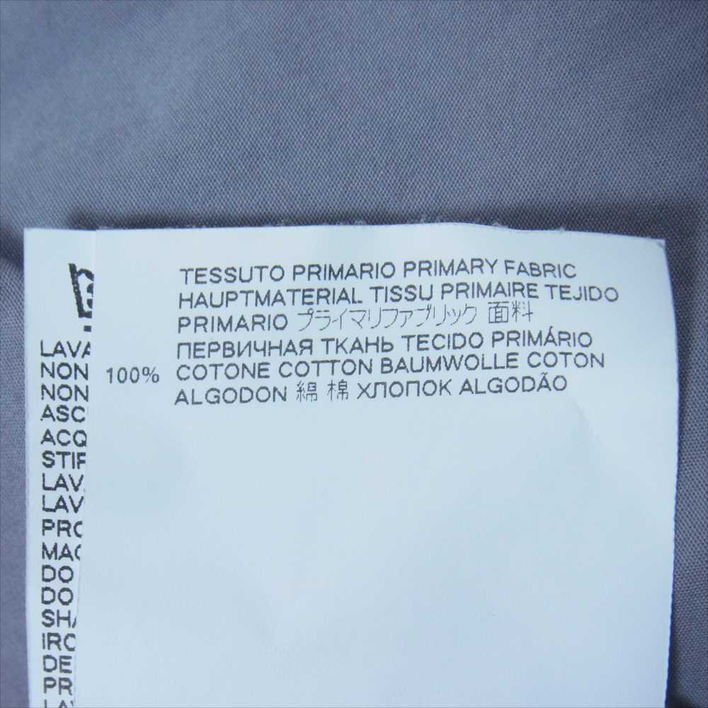 MAISON MARGIELA メゾンマルジェラ 10ライン 4ステッチ レギュラーカラー 長袖 シャツ グレー系 39【中古】