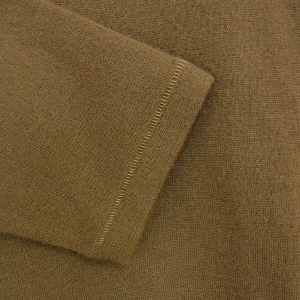 ネプラ WOOL JERSEY HI NECK PO ウール ジャージー ハイネック プルオーバー BOTANIVCAL PRODUCT ベージュ ブラウン系 3【極上美品】【中古】