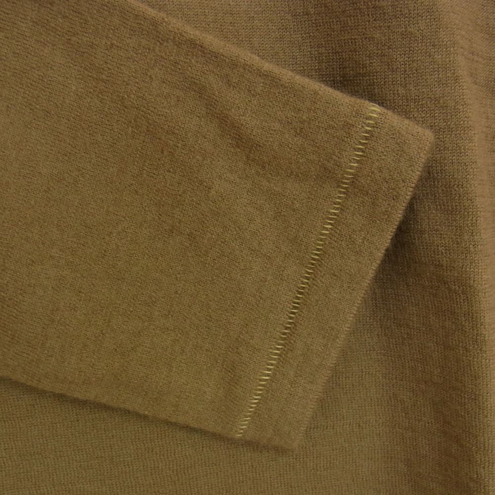 ネプラ WOOL JERSEY CREW PO ウール ジャージー クルーネック プルオーバー BOTANIVCAL PRODUCT ベージュ ブラウン系 2【極上美品】【中古】