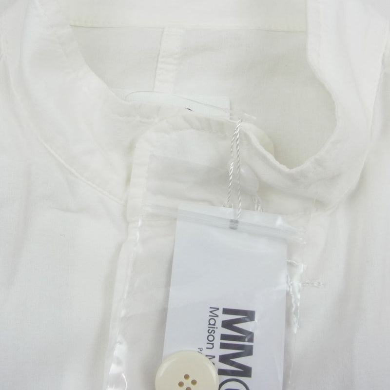 新品　MM6メゾンマルジェラ　36 ロゴTシャツ　オーバーサイズ　ホワイト　人気
