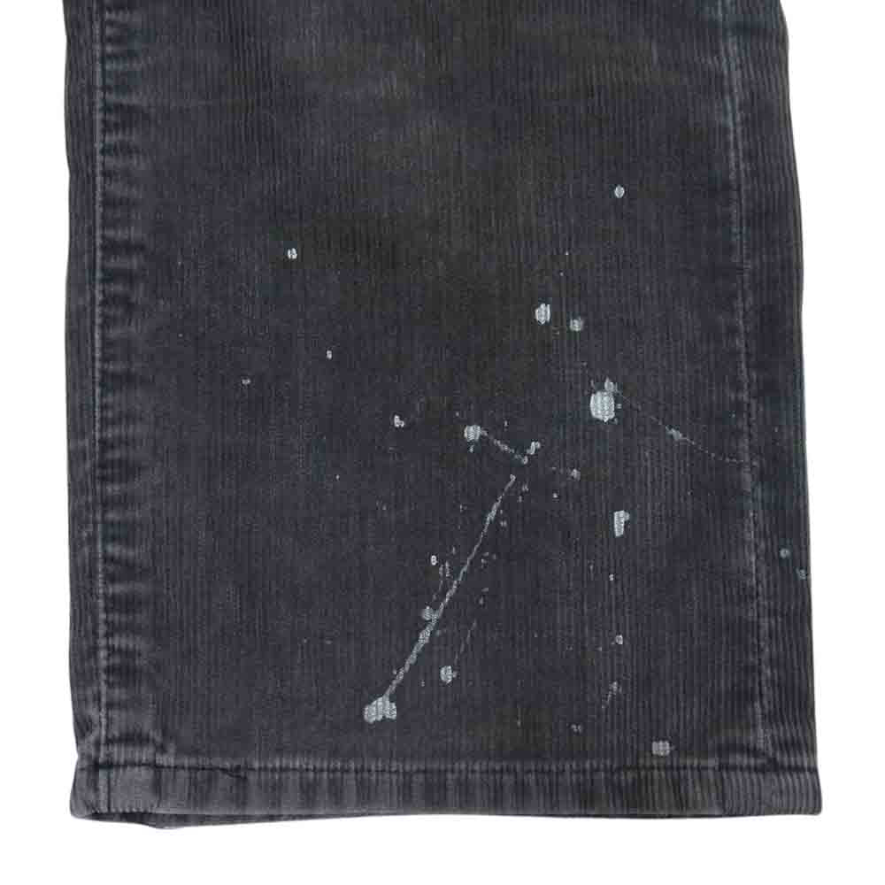 NEIGHBORHOOD ネイバーフッド 06EX NARROW STRAIGHT ダメージ加工 コーデュロイ パンツ ボトムス ボタンフライ グレー系 M【中古】