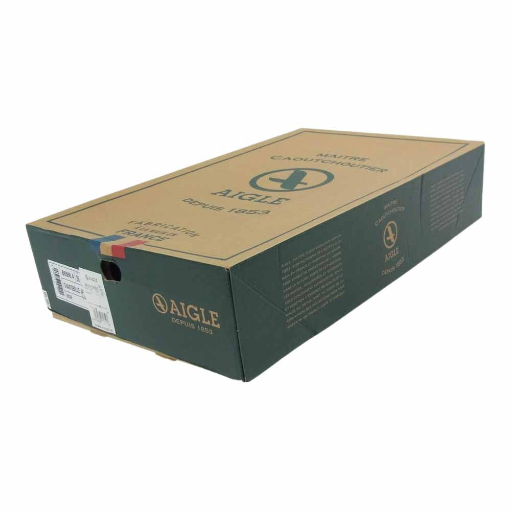 AIGLE エーグル 86566.4 CHANTEBELLE シャンタベル ロング レイン ブーツ ブラック系 35【新古品】【未使用】【中古】