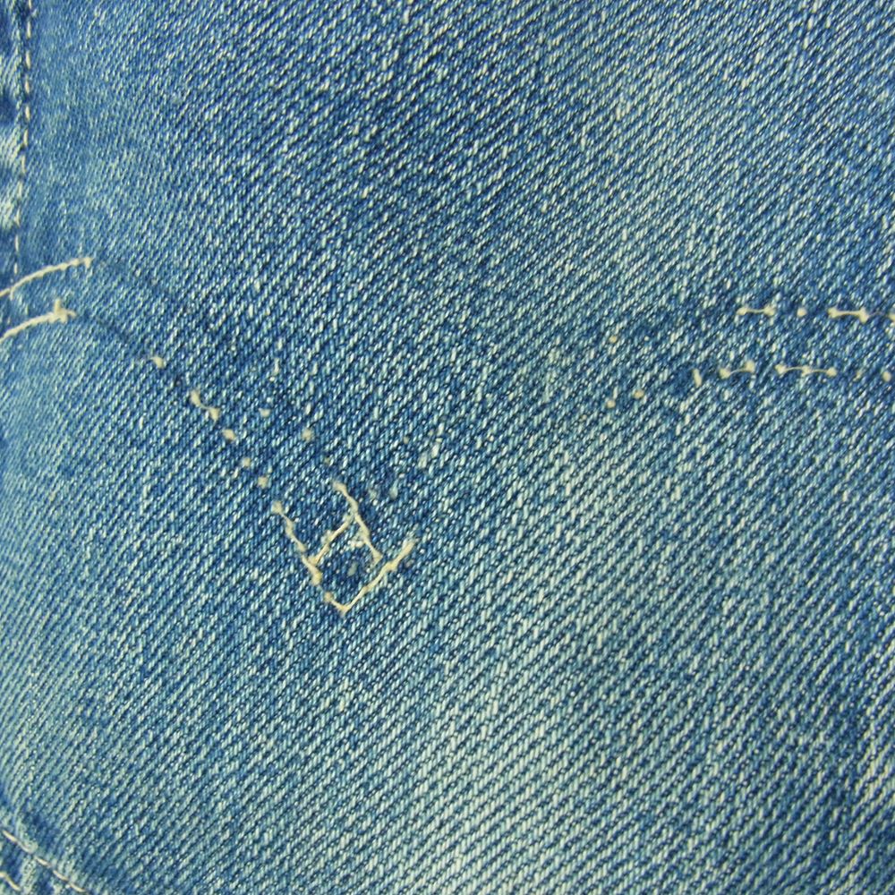 Levi's リーバイス ヴィンテージ オリジナル 551ZXX Vステッチ 刻印K 隠しリベット デニムパンツ インディゴブルー系 サイズ表記無【中古】
