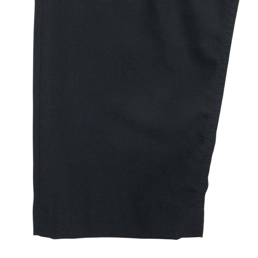 COMME des GARCONS HOMME DEUX コムデギャルソンオムドゥ AD2020 DG-P035 ウールポリツイル パッカリング テーパード パンツ ブラック系 M【美品】【中古】