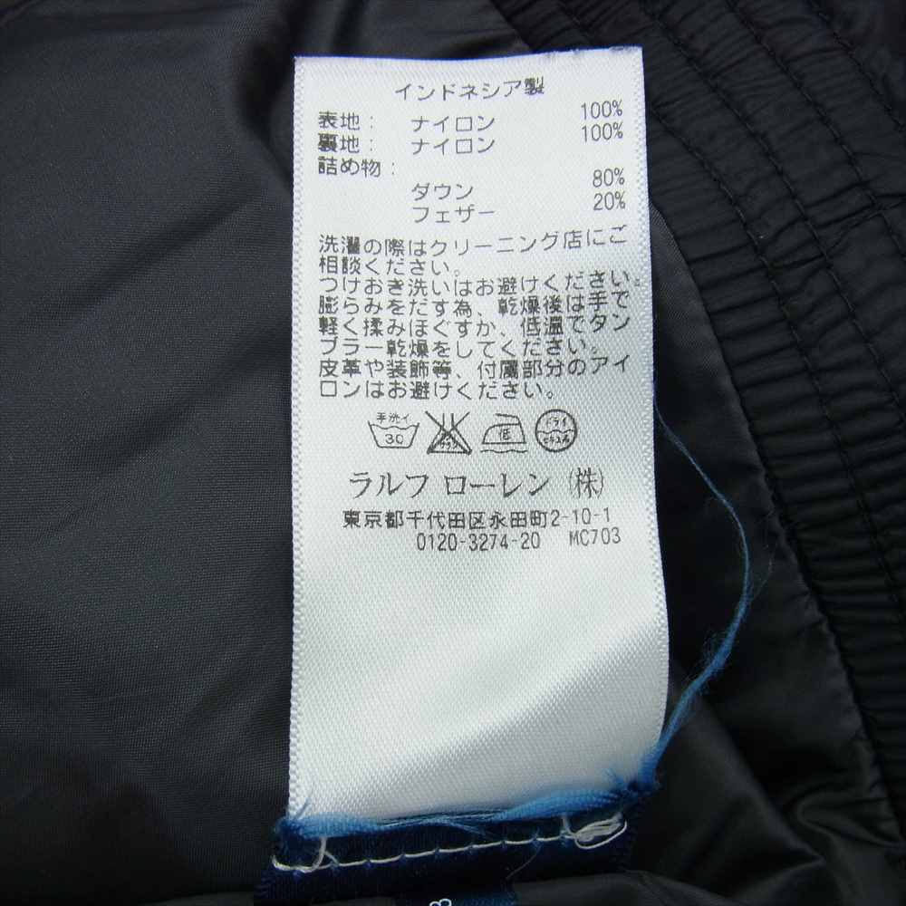 RALPH LAUREN ラルフローレン GOLF ゴルフ ダウン ベスト ブラック系 XS【中古】