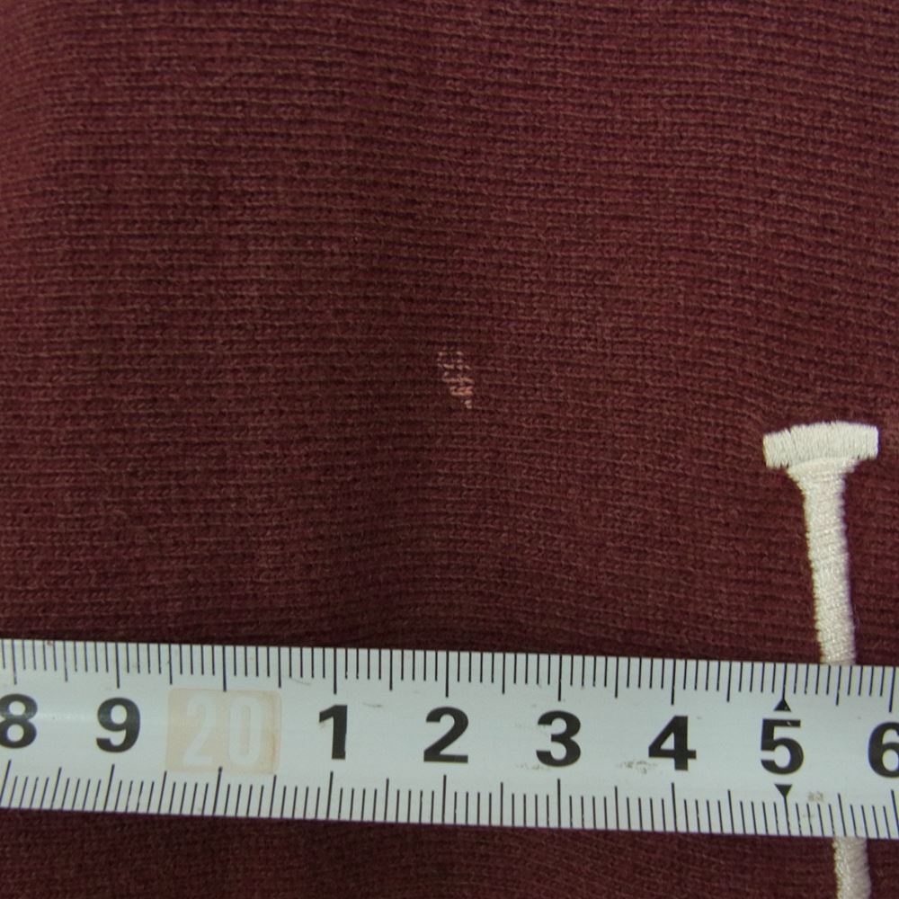 Champion チャンピオン 90s ヴィンテージ 刺繍タグ リバースウィーブ USA製 エンジ系 L【中古】