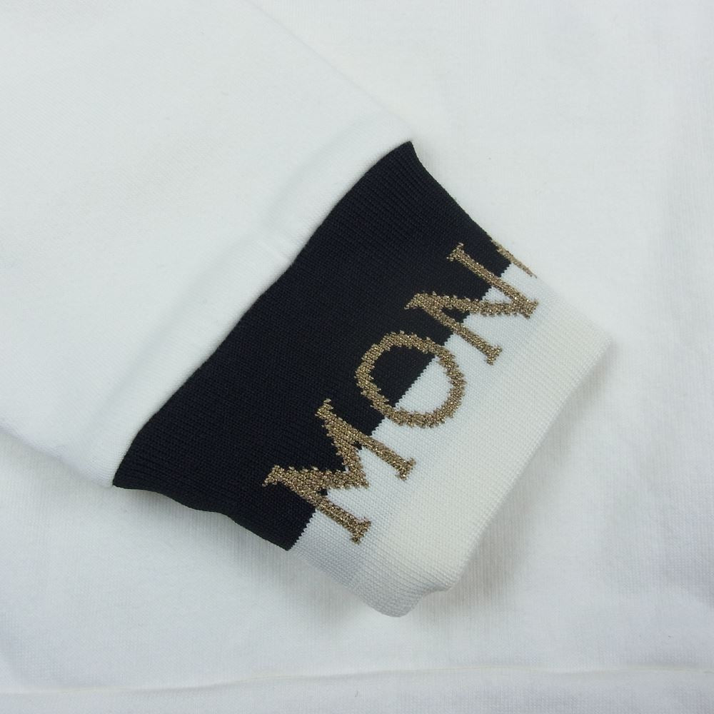 MONCLER モンクレール MAGLIA ロゴ 刺繍 スウェット ホワイト系 S【中古】