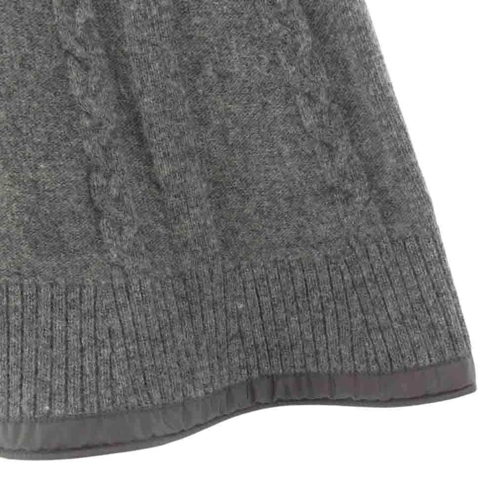 MONCLER モンクレール ABITO ニット ワンピース グレー系 M【美品】【中古】