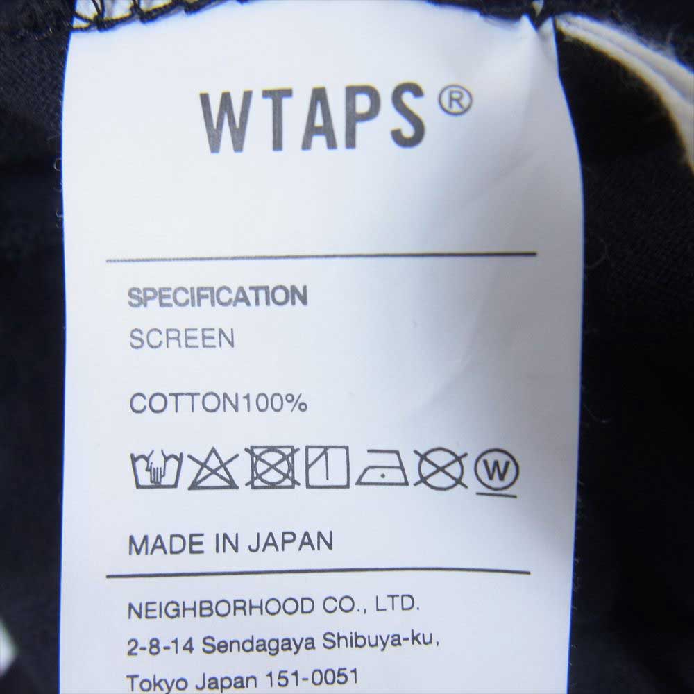WTAPS ダブルタップス CROSSBONES L/S TEE クロスボーン 長袖 Tシャツ ロンT ブラック系 3【中古】