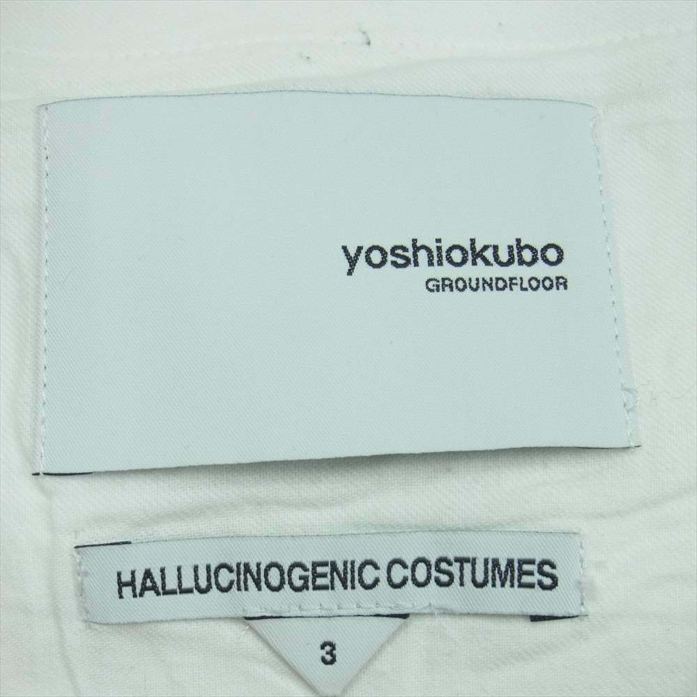 yoshio kubo ヨシオクボ HALLUCINOGENIC COSTUMES コスチュームズ パンツ ホワイト系 3【中古】