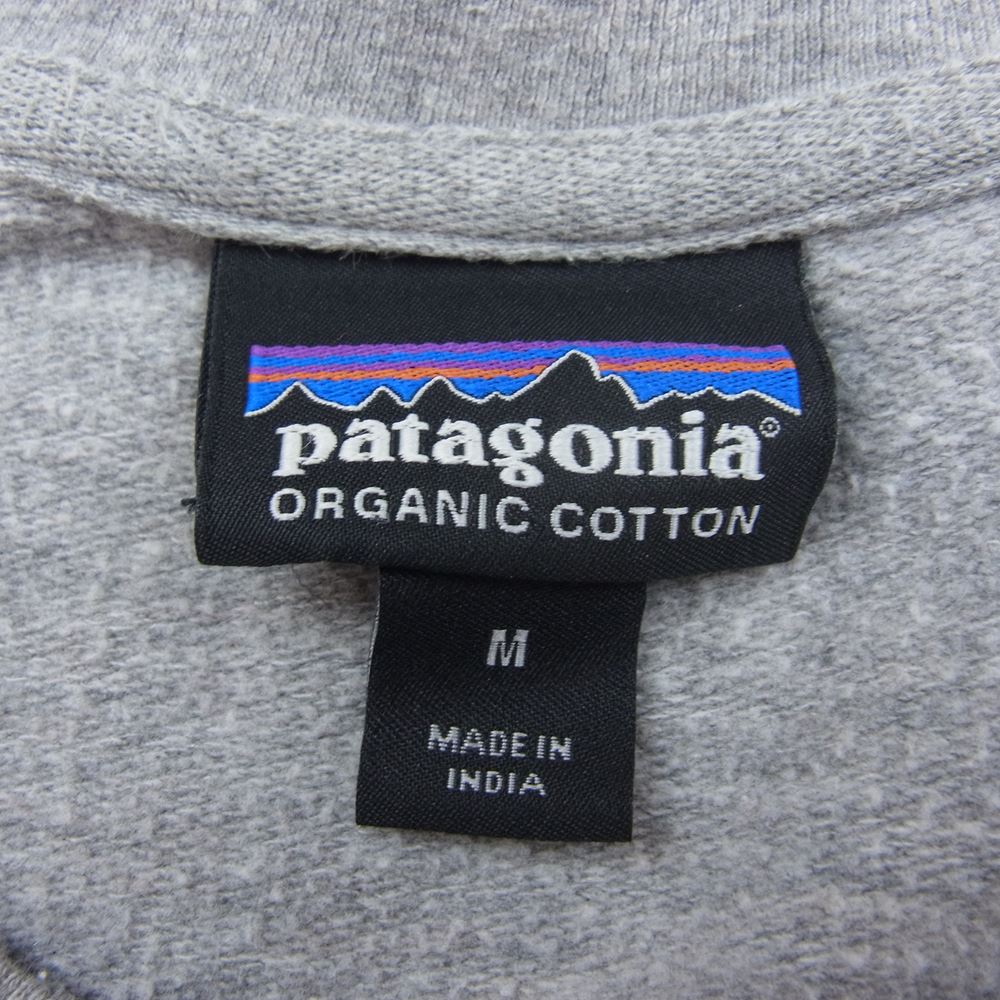 patagonia パタゴニア 19SS 39565 19年製 W’s Pastel Label Ahnya Crew Sweatshirt BABR ロゴ クルーネック 長袖 スウェット グレー系 M【中古】