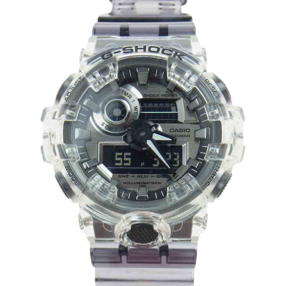 G-SHOCK ジーショック GA-700SK スケルトン クリア アナデジ クォーツ