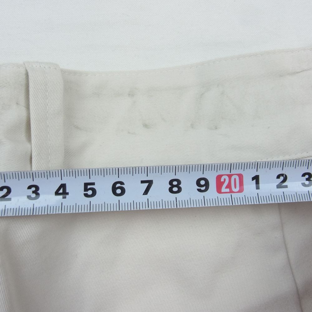 フランネル BBZ22002102A0002 2タック チノ トラウザー パンツ オフホワイト系 3【中古】