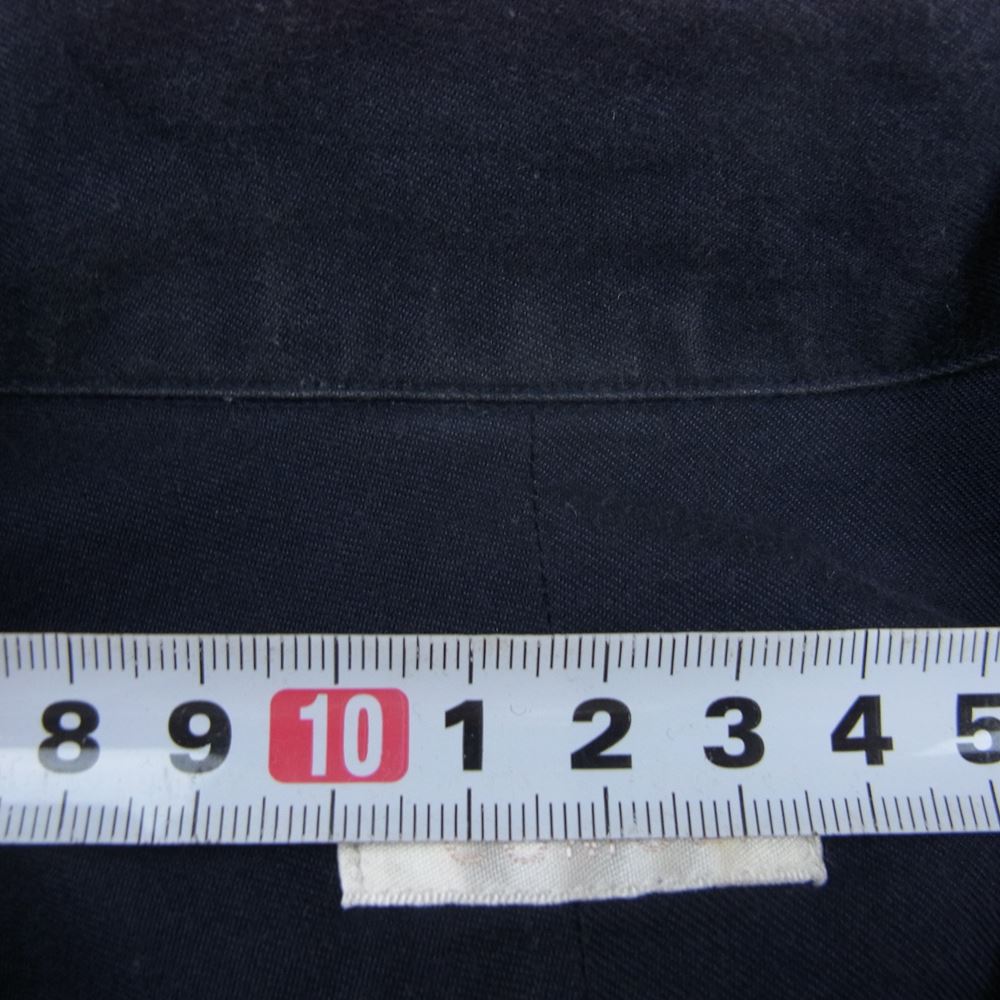 COMOLI コモリ 16AW J03-02003 コットンネル オープンカラー 長袖 シャツ ネイビー系【中古】