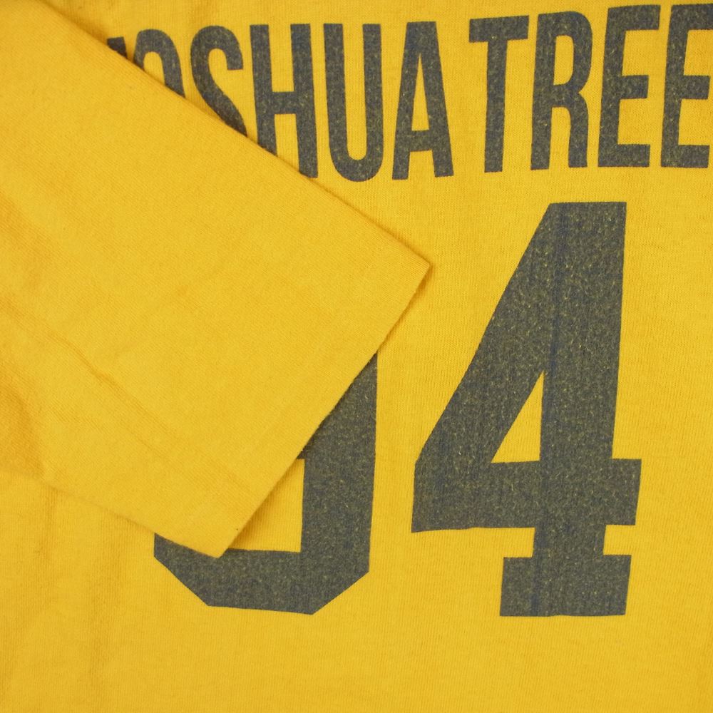 STANDARD CALIFORNIA スタンダードカリフォルニア Champion チャンピオン TSFCA138 JOSHUATREE 94 フットボール 七分袖 Tシャツ イエロー系 L【中古】