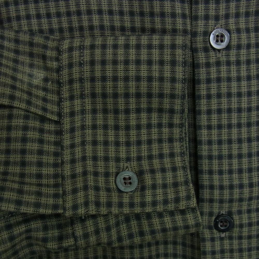 N.HOOLYWOOD エヌハリウッド 2211-SH07-023 CHECK BIG SHIRT チェック ビッグ レーヨン シャツ グレー系 40【中古】