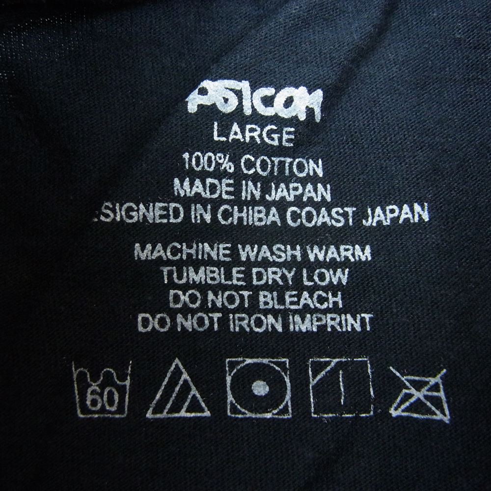 Psicom サイコム tivoli surf shop 限定 TEE Tシャツ ネイビー系 L【中古】
