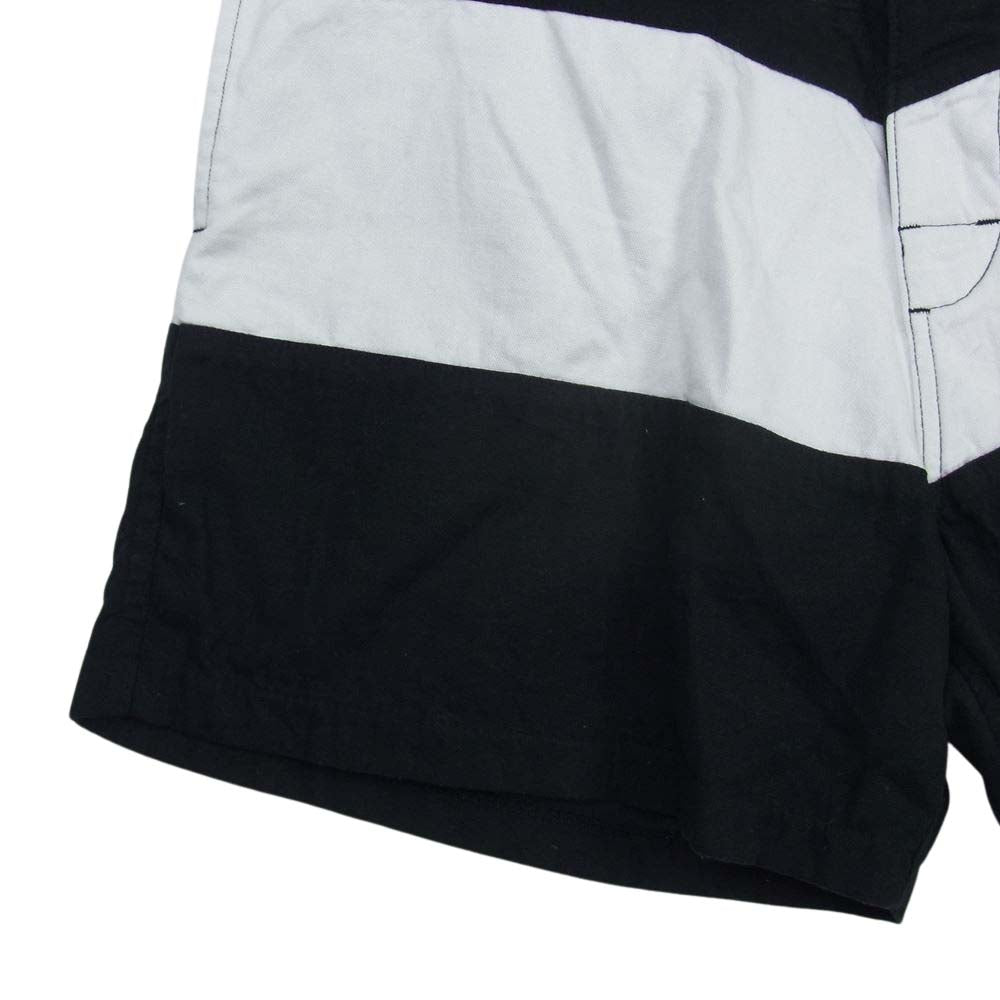 ナルト トランクス ボーダー ショート パンツ ショーツ ブラック ブラック系 31【中古】