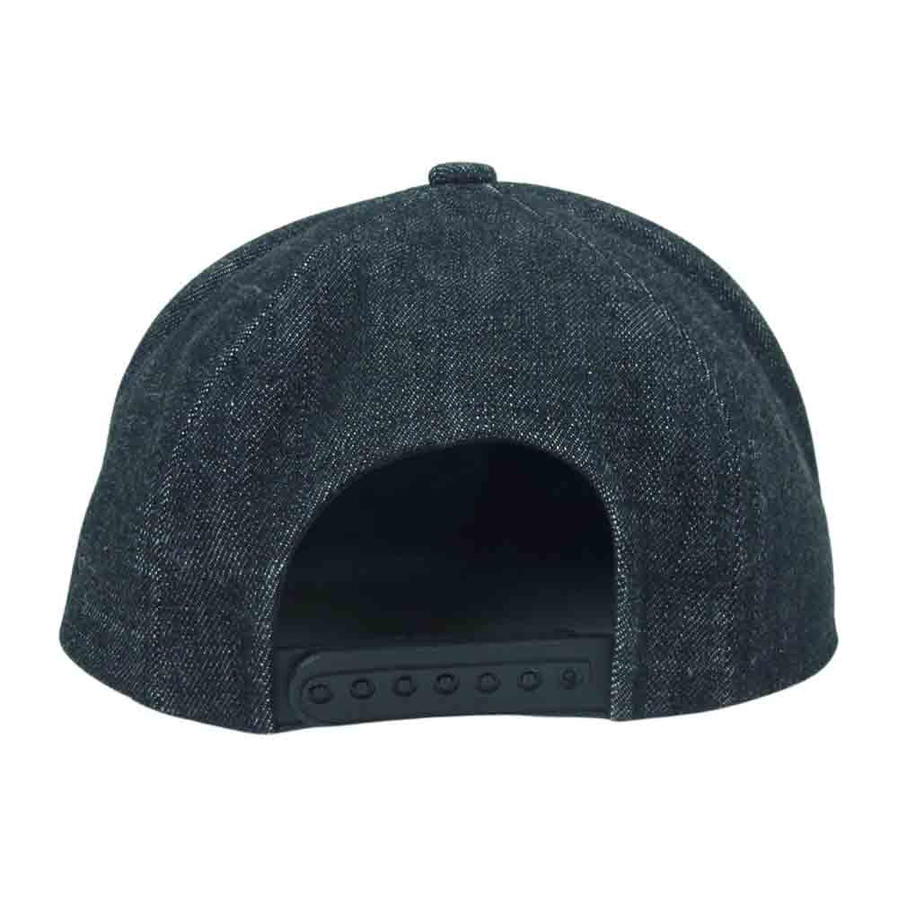 TENDERLOIN テンダーロイン 19AW DENIM CAP ロゴ ワッペン ブラック デニム キャップ 帽子 日本製 ブラック系 FREE【中古】