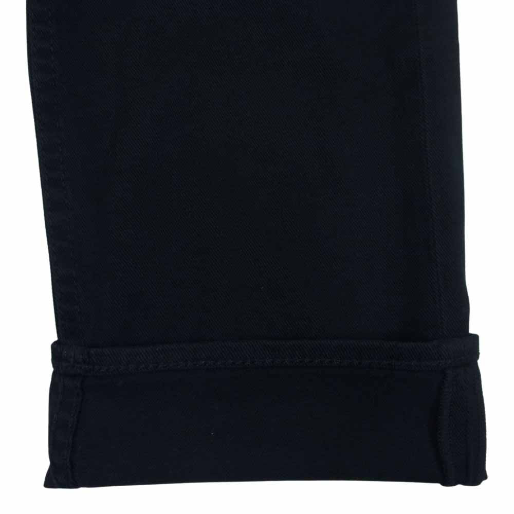 ケアレーベル 国内正規品 イタリア製 JAZZ 311 ボタンフライ デニムパンツ ジーンズ ブラック系 表記無し(W35程度)【中古】