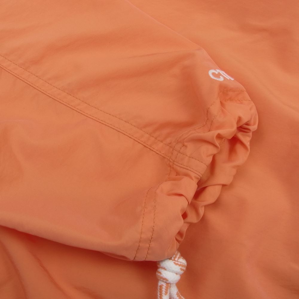 ヘロンプレストン 国内正規品 Half Zip Windbreaker Parka ハーフジップ ウィンドブレーカー アノラックパーカー プルオーバー ジャケット オレンジ系 M【美品】【中古】