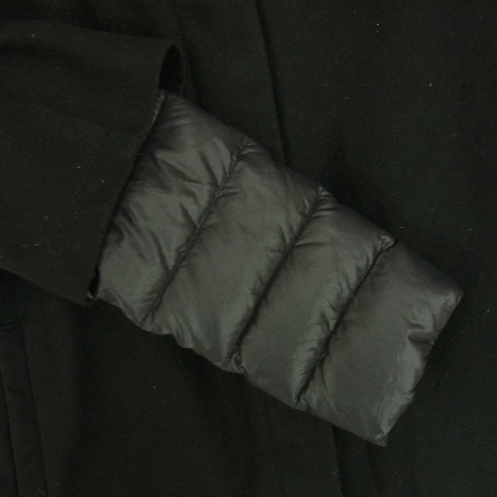 DUVETICA デュベティカ EILIDH エイリド Loro Piana ロロ・ピアーナウール レイヤード ファー ダウンコート ブラック系 44【中古】