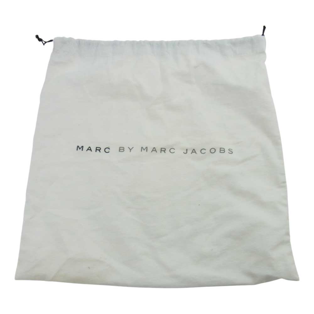 MARC BY MARC JACOBS マークバイマークジェイコブス ロゴプレート 2WAY ショルダー バッグ ブラック系【中古】