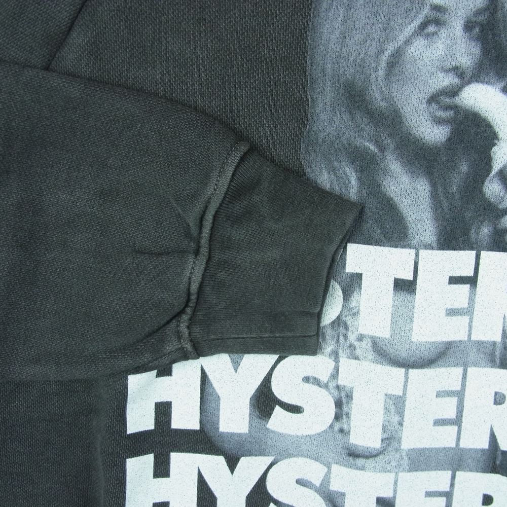 HYSTERIC GLAMOUR ヒステリックグラマー 01213CS10994 MORNING LUCK モーニング ラック オーバーサイズ スウェット トレーナー CHARCOAL FREE【新古品】【未使用】【中古】
