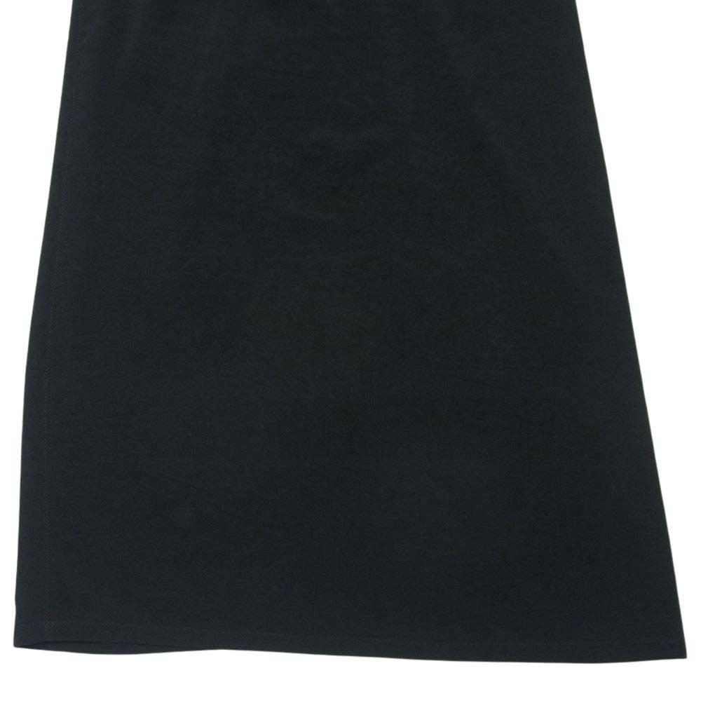 Y's Yohji Yamamoto ワイズ ヨウジヤマモト 22SS YQ-P02-500 TRIACETATE POLYESTER de CHINE WIDE FLARE PANTS シャイン ワイド フレア パンツ ブラック系 01【中古】