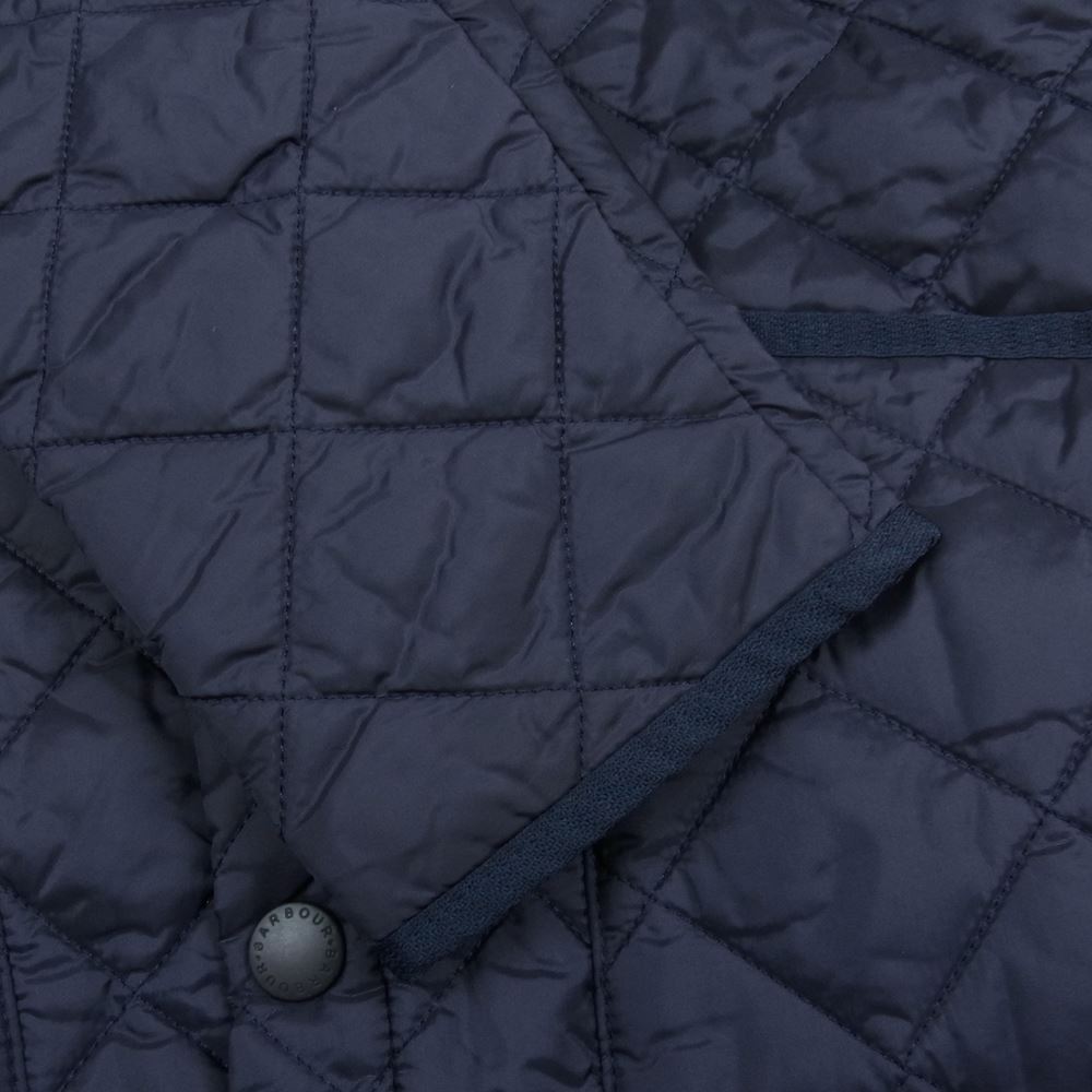 Barbour バブアー 1602098 ポーラーキルト SL コーデュロイ キルティング ジャケット ネイビー系 XS【中古】