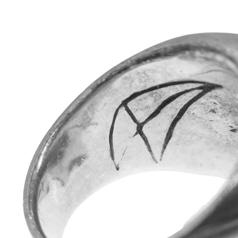 CRAZY PIG クレイジーピッグ LARGE EVIL SKULL RING ラージ エヴィル スカル リング シルバー シルバー系【中古】