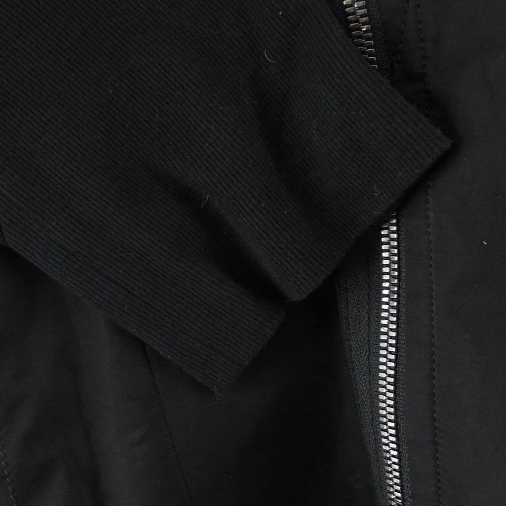 JULIUS ユリウス 15SS 497BLM7 コーティング シームド ロング ブルゾン ジップアップジャケット ブラック系 1【中古】