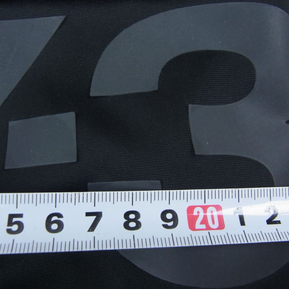 Yohji Yamamoto ヨウジヤマモト Y-3 ワイスリー 092842 袖ロゴプリント ジップ ジャージ トラック ジャケット ブラック系 M【中古】