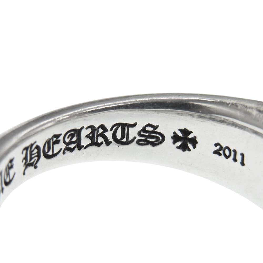 CHROME HEARTS クロムハーツ(原本無) CUTOUT CH PLS LG カットアウト CHプラス リング ラージ シルバー系 20号【中古】
