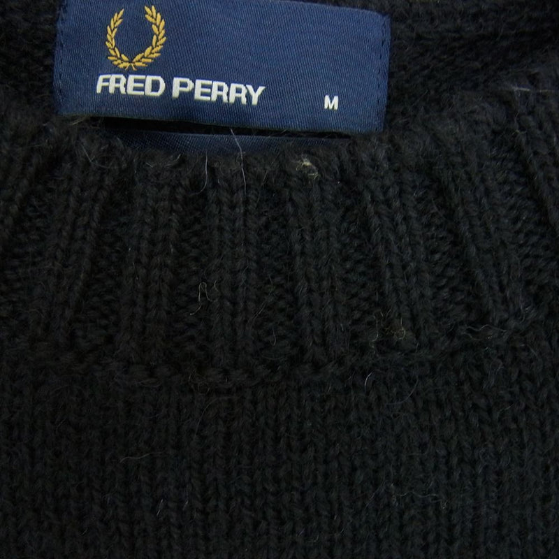 FRED PERRY フレッドペリー ラグランスタンドカラーニットジャケット