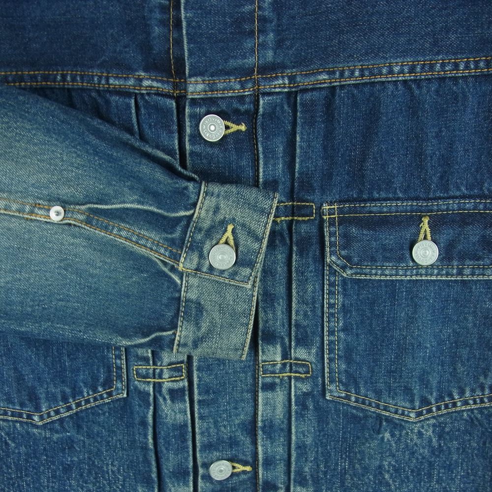 VISVIM ビズビム 19AW 0119205006004 DMGD-1003 101 デニム ジャケット 2nd Gジャン 日本製 インディゴブルー系 3【中古】